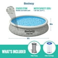 thumbnail image 4 of Bestway Fast Set 12' x 30" Round Inflatable Stacked Stone Swimming Pool Set, 4 of 13
