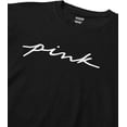 thumbnail image 2 of Victoria's Secret Pink Campus Long Sleeve Crew Neck Tee Black Size X-Large NWT, 2 of 2