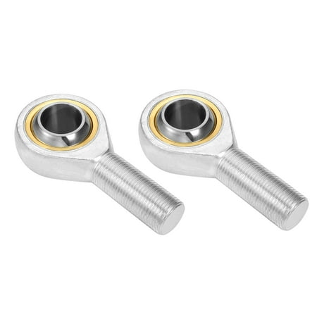 8 Mm End - Unique Bargains SA8T/K 8mm Inside Dia 12.9KN Economy Male Right Hand Rod End Bearing 2pcs