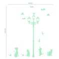 thumbnail image 4 of Luminous Cartoon Cute Switch Sticker Glow Street Lamp Decoración de habitación oscura Fokelyi CKCHGW501, 4 of 5
