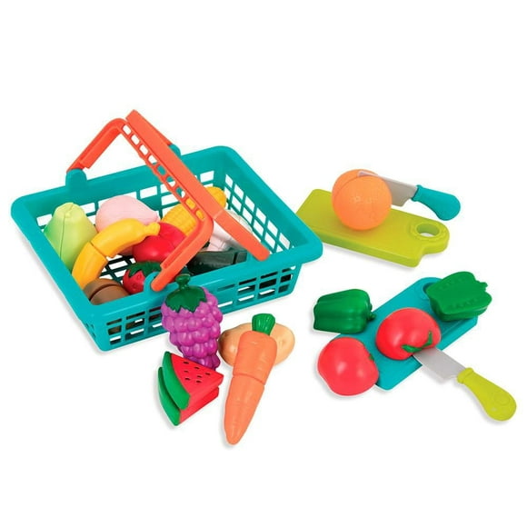 Battat - Farmers Market Produce Basket - 37 pieces