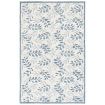 SAFAVIEH Jardin ARABESQUE Floral Area Rug, Ivory/Gray, 3' x 5'
