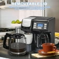 thumbnail image 5 of 12 Cup Coffee Maker Carafe Replacement Pot Compatible with Hamilton Beach Flexbrew Models: 49902, 49915, 49905C, CM4309, 49317, 49467, 49611, 49904, 49934, 46230, 46290, 46293, Part Number: 990136800, 5 of 5