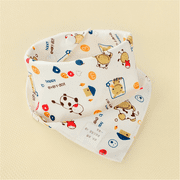 Spring hue Baby Unisex Feeding Head Scarf Towel Bib Bandana Saliva Triangle Dribble