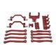 thumbnail image 1 of Kit de actualización de servo de dirección para coche RC 1/16 rojo, 1 of 9