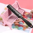thumbnail image 5 of black  1pc Hair Cutting Comb Hair Brushes with Razor Blades Hair Trimmer Cutting Thinning Tool Professional Styling Barber Cutter, 5 of 6