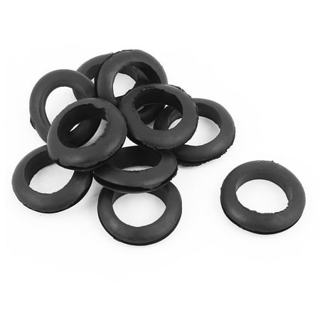 

Unique Bargains 25mm Inner Dia Double Sides Rubber Cable Wiring Grommets Gasket Ring 10Pcs
