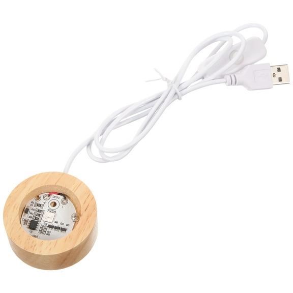 GOOHOCHY Sphere Display Holder Gradient Seven Colors 1Pcs 4.8X0.3937In