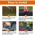 thumbnail image 5 of Geotextile Weed Barrier Fabric For Landscape, Durable Heavy-Duty Weed Control Mat With Anti-Uv Protection, Perfect For Gardening And Farming Areas (2X10M), 5 of 5