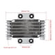 thumbnail image 2 of Radiador de enfriamiento del enfriador de aceite del motor de aluminio de 85 ml para motocicleta 100CC-250CC DirtBike ATV Plata, 2 of 8