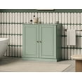 thumbnail image 2 of 100% Solid Wood 32" Bathroom Cabinet with Solid Doors, 2-Drawers and Adjustable Shelves, 2 of 5