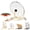 Beige, variant on 304 Stainless Steel Pot Lid Holder While Cooking & Spoon Rest, Kitchen Pot Lid Storage Rack with Pot Lid Holder for Counter Stove Top