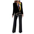 thumbnail image 1 of Babysbule Ensemble de Mode Automne pour Femmes, Col Rond, Manches Longues, Chandail en Molleton, 1 of 5
