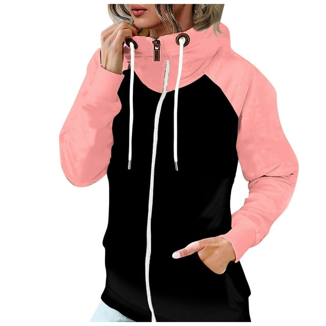 TJAZFJPA Veste en Shearling pour Femmes, Mode avec Poches Zippées, Veste à Capuche Décontractée, Confortable, Manches Longues, Veste de Soudage, Robe de Maison pour Femmes