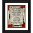 thumbnail image 1 of Wolk, Lisa 15x18 Black Ornate Wood Framed with Double Matting Museum Art Print Titled - Firefighters Prayer, 1 of 4