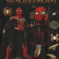 thumbnail image 2 of Boy's Marvel Spider-Man: No Way Home Iron Suit Gear  Graphic Tee Black Medium, 2 of 5