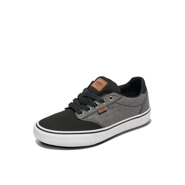 Zapatillas Shoe Vans Atwood Deluxe, de corte bajo, a la moda, para hombre, negras