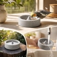 thumbnail image 7 of Pumice Bird Feeding Bowl with Beak Grinding Function, Natural Stone Food Dish for Parakeet Cockatiel Conure, 5.91 x 1.57 in, 7 of 7