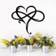 thumbnail image 3 of 55*46CM Infinity Heart Wall Decor Metal Wall Art, Iron Art Decoration Gift, Eternal Love Wall Sculpture for Home Bedroom Living Room, 3 of 5