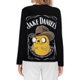 thumbnail image 2 of Adventure Time Women's Pajama Top 3D Digital Print Sleepwear Trendy Crewneck Pullovers Long Sleeve Shirts XS, 2 of 8