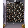 thumbnail image 3 of BOO Halloween Pumpkin Ghost Black Shower Curtain Set ，Waterproof Fabric Shower Curtains Shower Curtains for Bathroom,Bathroom Decor 72"x84", 3 of 6