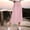 Pink, variant on Women's Stretchy High Wasited A Line Long Maxi Skirt Below Knee Length Flared Midi Skirts Purple