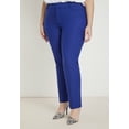 thumbnail image 3 of ELOQUII Women's Plus Size Petite Kady Fit Double-Weave Pant, 3 of 6