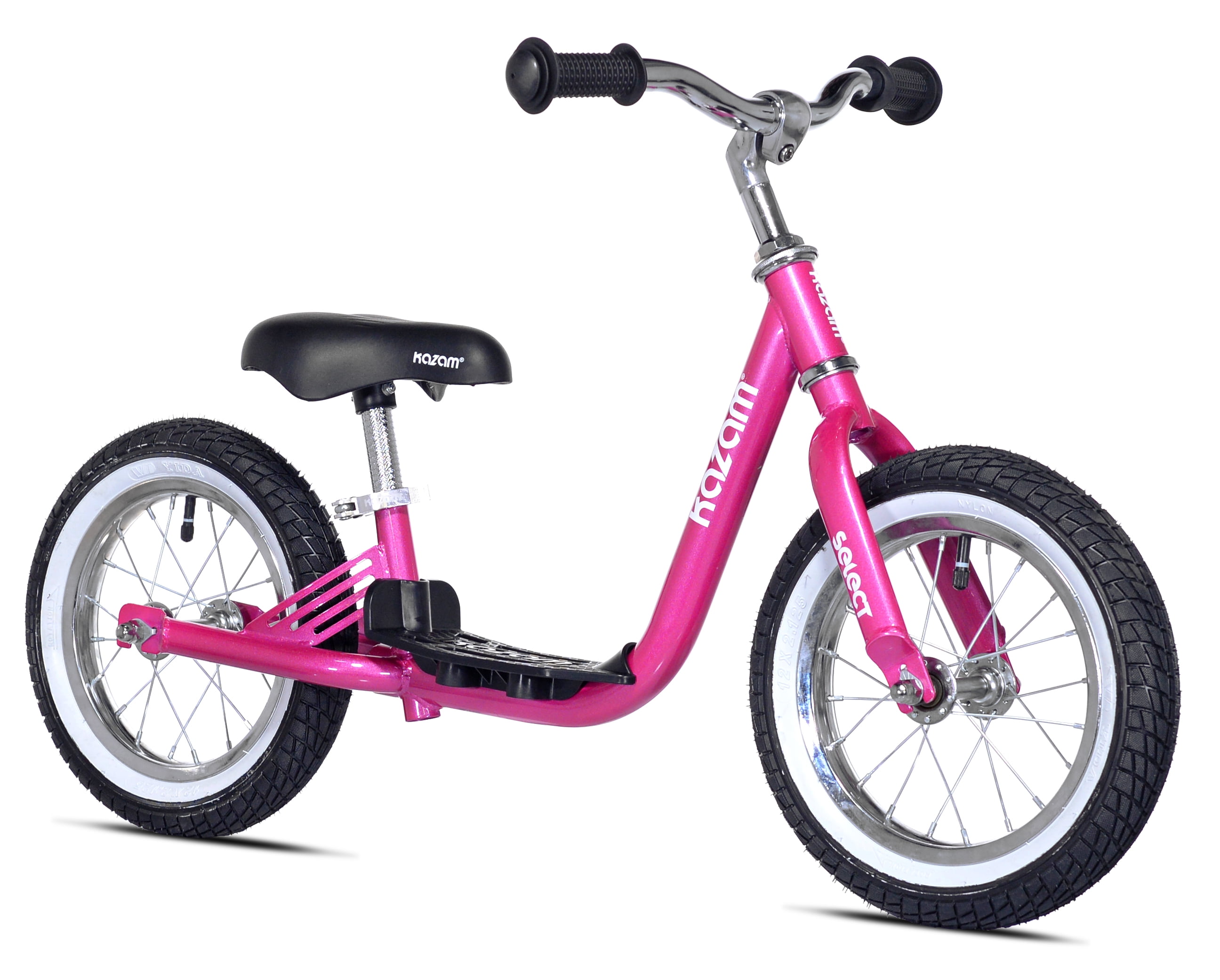 KaZAM 12" Select Child's Balance Bike, Pink - Walmart.com - Walmart.com