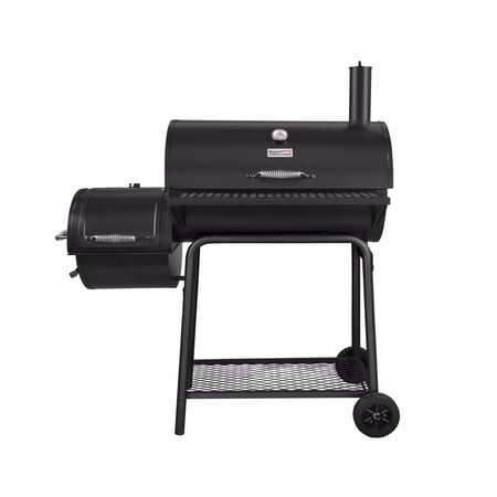Royal Gourmet CC1830F Charcoal Grill with Offset Smoker, 800 Square Inches, Black, Backyard