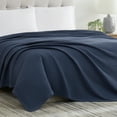 thumbnail image 4 of Cannon Heritage Cotton Waffle Blue Full/Queen Blanket, 4 of 4