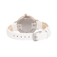 thumbnail image 3 of Nuevo reloj de pulsera unisex con correa de PU a la moda para hombre y mujer, reloj de regalo (blanco), 3 of 3