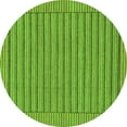 thumbnail image 1 of Ahgly Company Indoor Round Abstract Green Modern Area Rugs, 4' Round, 1 of 4