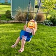 thumbnail image 3 of KINSPORY Toddler & Child Swing Seat, Heavy-Duty High Back Fully Assembled, Iron Chain Eva Swing for Indoor/Outdoor, Hanging Tree Straps（Blue）, 3 of 10