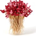 thumbnail image 1 of QPENWEI Palillos para cócteles Flamingo, 200 unidades, hechos a mano, palillos de madera de bambú natural, palillos para cócteles, suministros para fiestas, 1 of 4