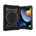 thumbnail image 2 of Dteck Case for iPad 9th/8th/7th Gen 10.2 inch,Heavy Duty Protection Rugged Case Shockproof Rubber Kickstand Cover with Hand Strap for iPad 10.2" 2021/2020/2019,Black, 2 of 7