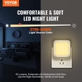thumbnail image 2 of LED Night Light 2 Pack 0.6W 3000K Soft White Dusk to Dawn Sensor for Bedroom Bathroom Hallway, 2 of 6