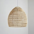 thumbnail image 4 of 1 pieza de linterna de bambú, colgante, estilo japonés, luz colgante, marrón Sunnimix Lámpara de bambú Shade, 4 of 8