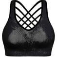 thumbnail image 4 of Padded Strappy Sports Bras For Women-activewear Tops For Yoga, 4 of 5