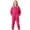 A-Hot Pink120, variant on Jamsmile Kids Fuzzy Fleece Hooded Onesie Zip Up Jumpsuit Boys Girls Warm Winter Wear Fuzzy Warm Jumpsuit
