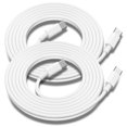 thumbnail image 1 of Cable USB-C BSTOEM de 3 m, carga rápida de 100 W, 2 unidades, 1 of 8