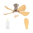 thumbnail image 1 of Vagizm Ventilador de Techo de 30 Pulgadas con Luz y Control Remoto, Estilo Moderno, Montaje Empotrado, Uso en Interiores, Tema Geométrico, 1 of 7