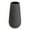 Black, variant on Bloomingville Round Stoneware Fluted Vase with Embossed Lines, Matte White