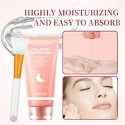 Mooyam Collagen Night Wrapping Mask for Glass Skin – Korean Skincare for Hydrated, Radiant Skin – Overnight Firming & Hydration – Easy Peel-Off For All Skin Types
