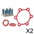 thumbnail image 1 of 2xBicycle Boost Hub Adaptador De Conversión Lavadora Accesorios De Ciclismo 3mm Rojo, 1 of 8