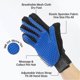 thumbnail image 3 of [upgraded 2-in-1 Blue Pet Grooming Glove, Xqday Dog And Cat Hair Remover Mitt With, 3 of 5