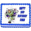 Buzz Lightyear Toy Story Toystory Edible Cake Image Frosting Sheet Party Decoration