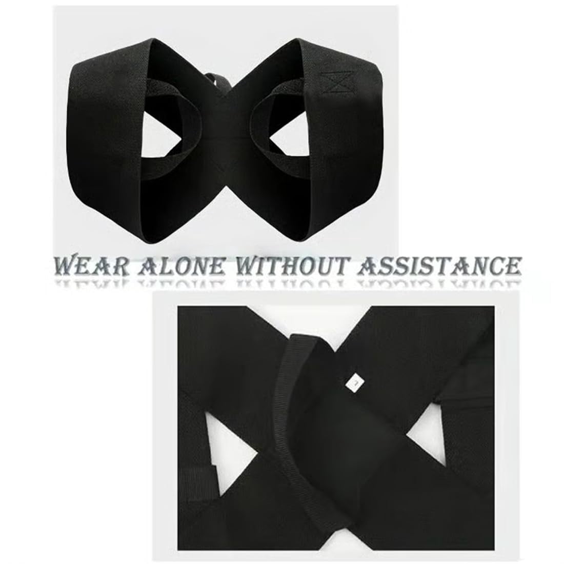 Fitness Posture Corrector Training Straps, Fitness Heavy Shoulder Straps, Open Shoulder Assist Straps Shoulders for Weight Training, Chest Straight, Bench Presses, Shoulder Training