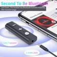 thumbnail image 2 of Bluetooth 5.0 Receiver For 3.5mm Jack Earphone Clip Type Wireless Adapter Bluetooth Aux Audio Music Transmitter black, 2 of 5