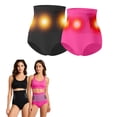 thumbnail image 2 of ibiyaun 2PCS 4-in-1 Micro-Particle Sculpting Fat-Burn Shorts, Thermogenic Sculpting Shorts Yoga Pants for Women, 2 of 8