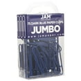 Paper Fastners Box JAM Paper Jumbo Paper Clips, Dark Blue, 2 Packs of 75, Large - Walmart.com